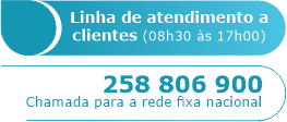 Linha de atendimento a clientes 